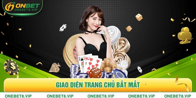 Giao diện trang chủ bắt mắt