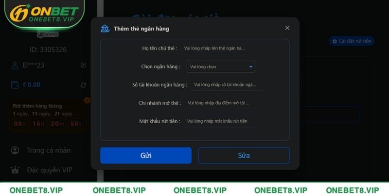 Đối chiếu các khoản nạp, rút và số dư hiện tại
