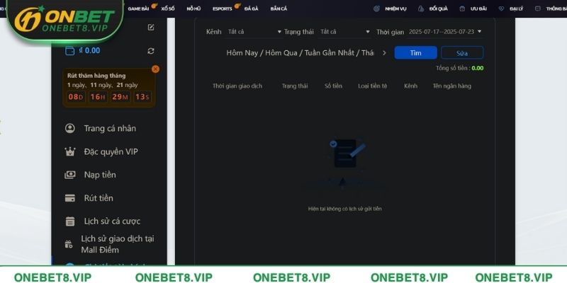 Những điều bạn cần ghi nhớ khi nạp tiền Onebet