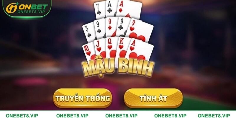 Poker mậu binh game bài hấp dẫn nên trải nghiệm tại Onebet
